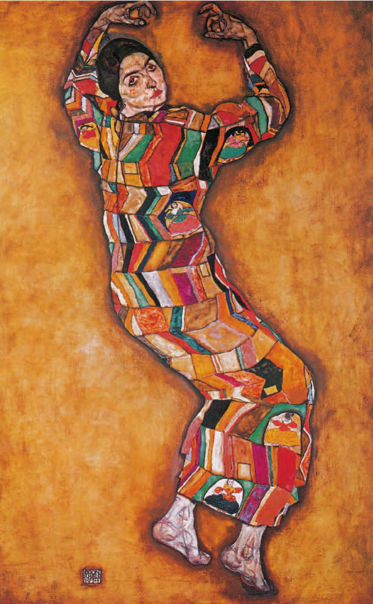 Portrait of Friederike Maria Beer 1914 Canvas Art - Egon Schiele (18 x 24)