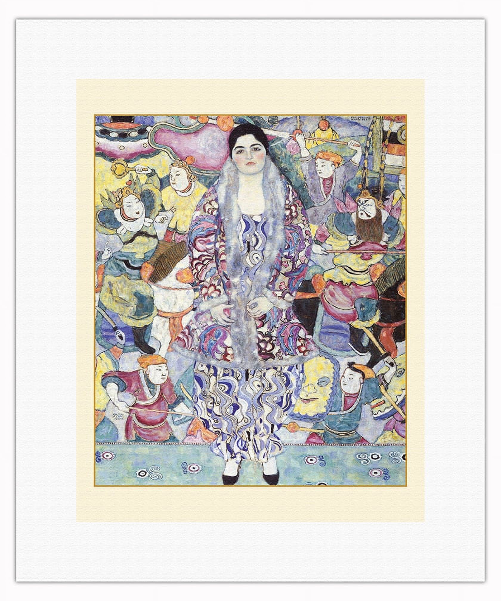 Gustav Klimt【リアムンクの肖像III】lithograph直筆サイン File:Portrait of Ria Munk III, by Gustav Klimt, 1917