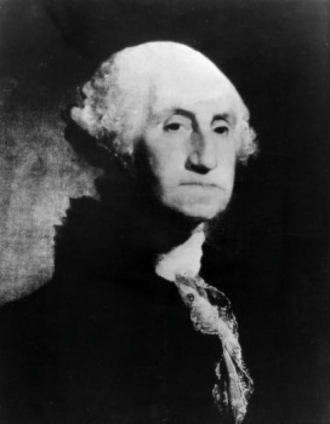 Portrait of George Washington by Stuart Gilbert (1755-1828 American) Canvas Art - (24 x 36)
