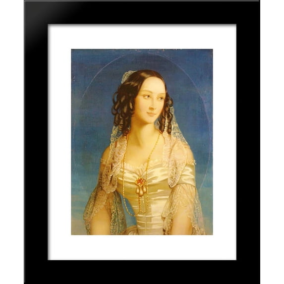 Portrait of Grand Duchess Zinaida Yusupova 20x24 Framed Art Print by Christina Robertson