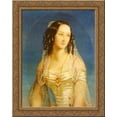 thumbnail image 1 of Portrait of Grand Duchess Zinaida Yusupova 24x20 Gold Ornate Wood Framed Canvas Art by Christina Robertson, 1 of 2