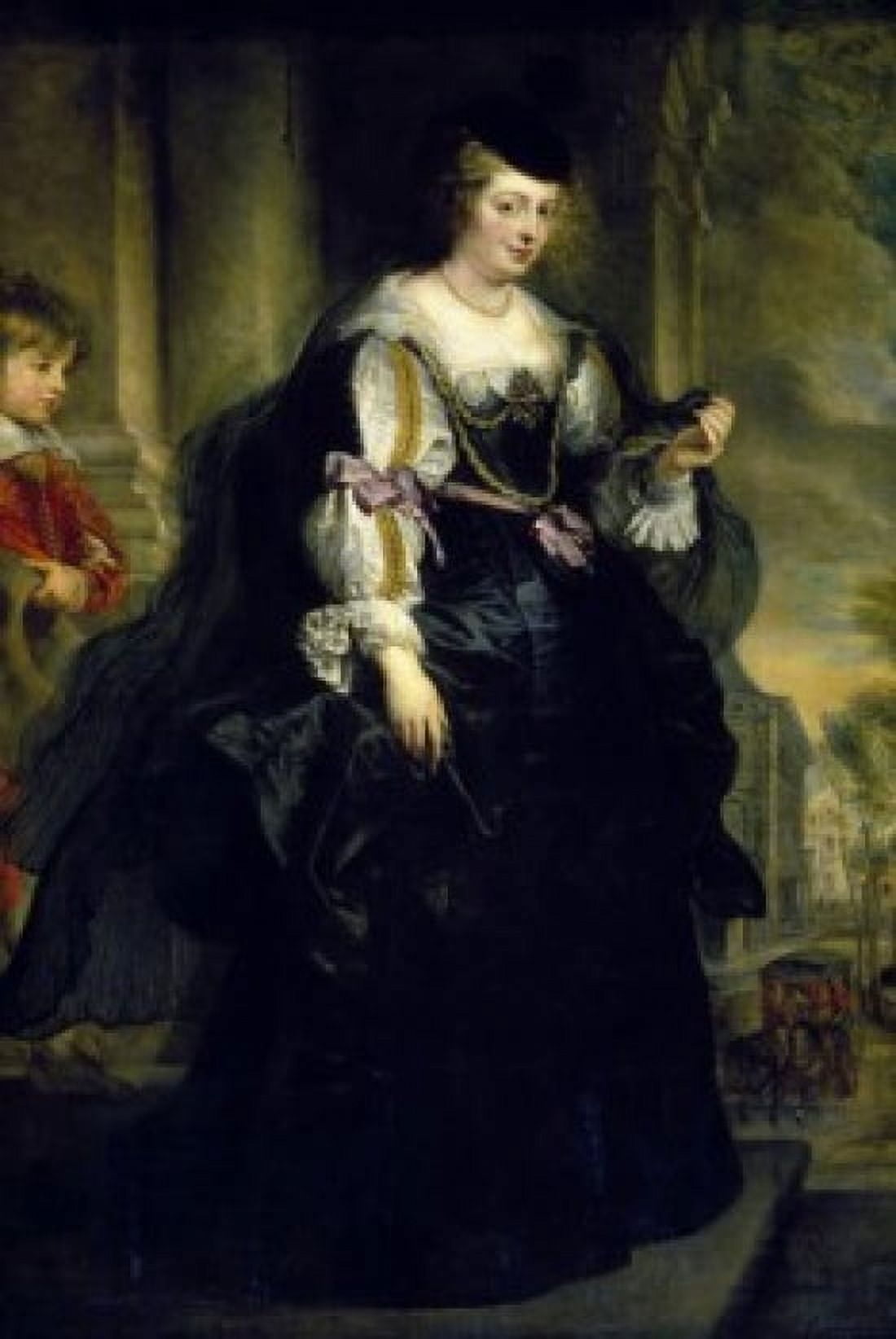 Portrait of Helena Fourment by Peter Paul Rubens 17th Century (1577-1640) France Paris Musee du Louvre Canvas Art - Peter Paul Rubens (18 x 24)