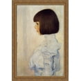 thumbnail image 1 of Portrait of Helene Klimt 28x40 Large Gold Ornate Wood Framed Canvas Art by Gustav Klimt, 1 of 2