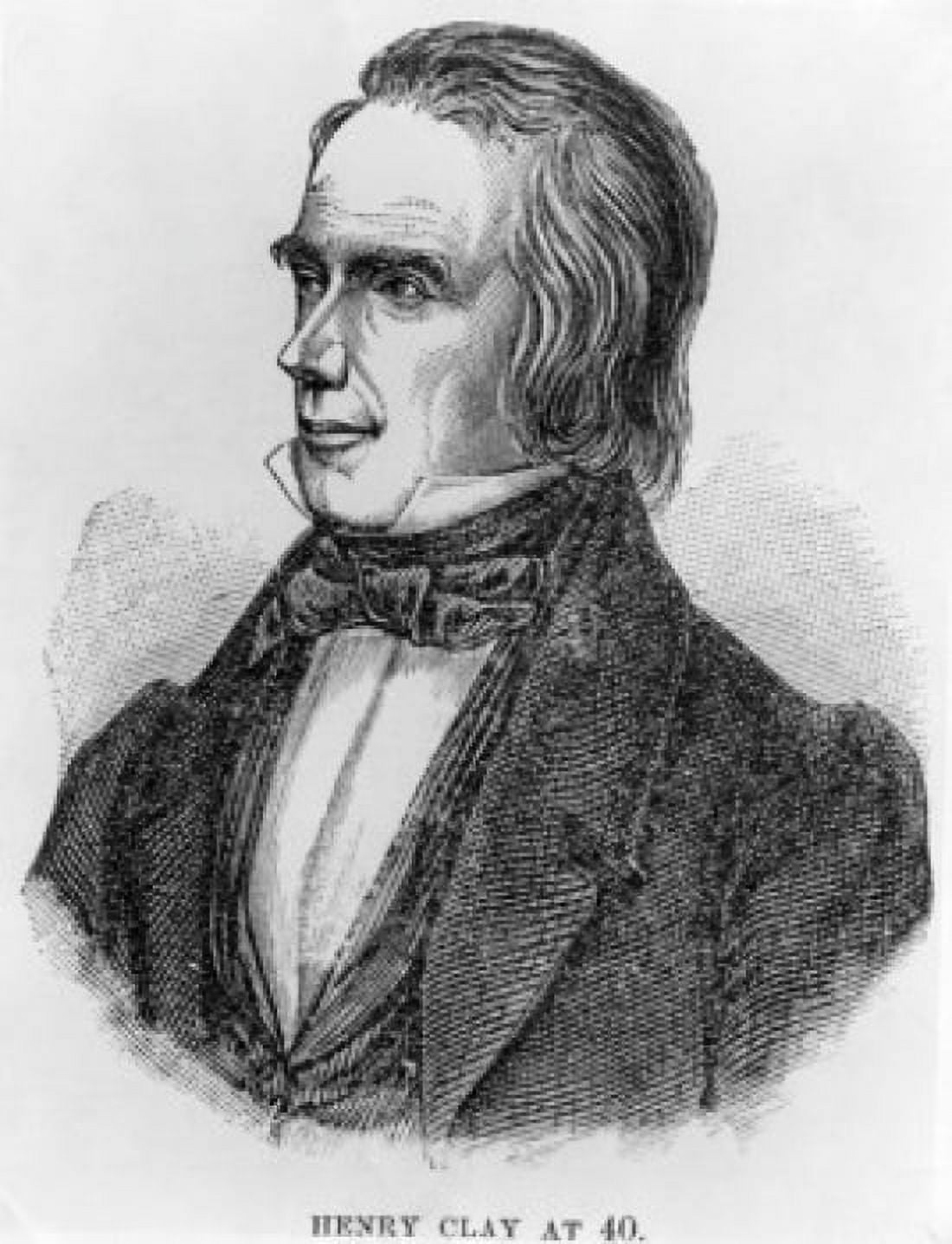 Portrait of Henry Clay (1777-1852) at 40 illustration Canvas Art - (24 x 36)