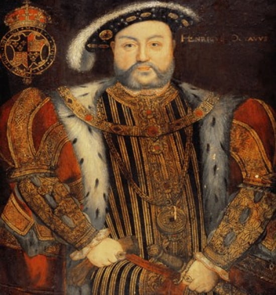 Portrait of Henry VIII Canvas Art - Hans Holbein (26 x 30)