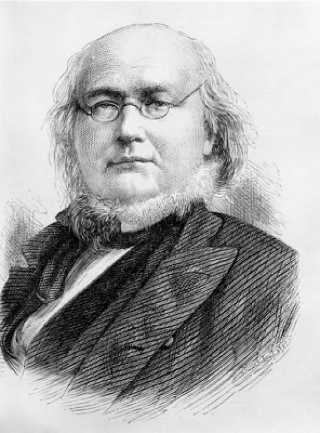 Portrait of Horace Greeley Canvas Art - (18 x 24)
