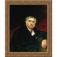 thumbnail image 1 of Portrait of I. A. Krylov 24x20 Gold Ornate Wood Framed Canvas Art by Karl Bryullov, 1 of 2