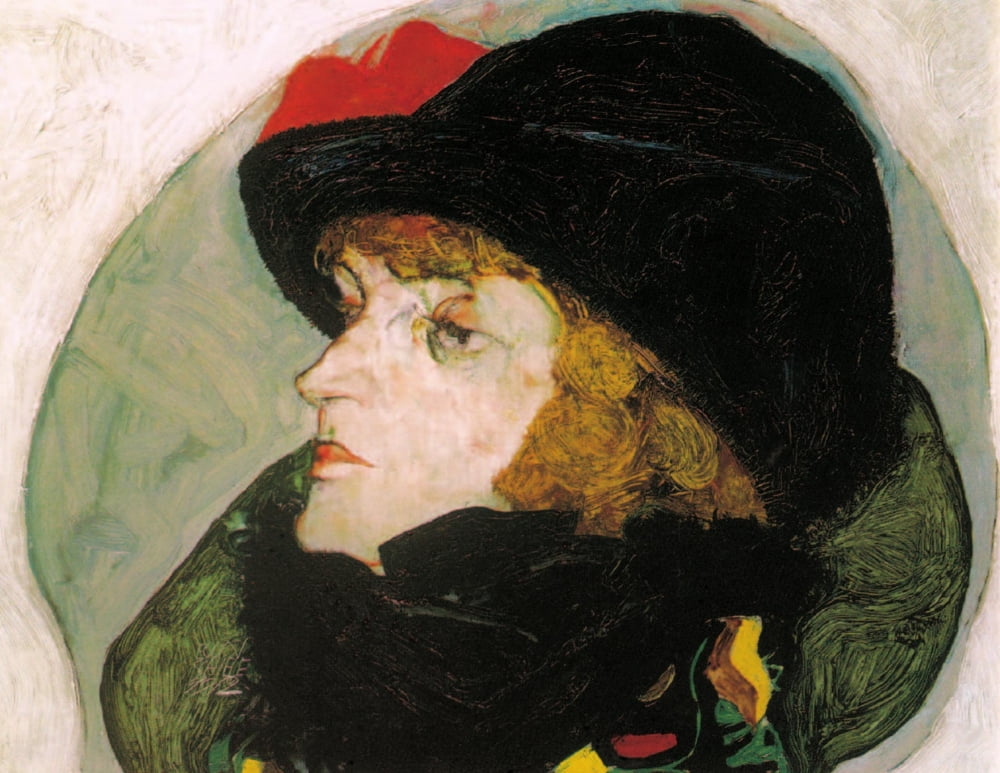 Portrait of Ida Roessler 1912 Canvas Art - Egon Schiele (18 x 24)