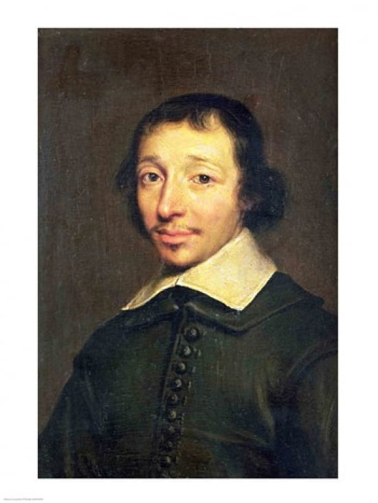 Portrait of Isaac-Louis Lemaistre de Sacy Canvas Art - Philippe De Champaigne (18 x 24)