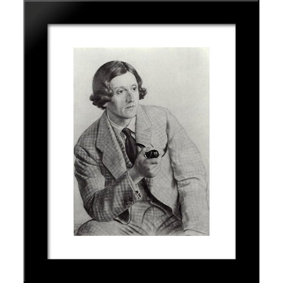 Portrait of Isaak Izrailevich Brodsky 20x24 Framed Art Print by Boris Kustodiev