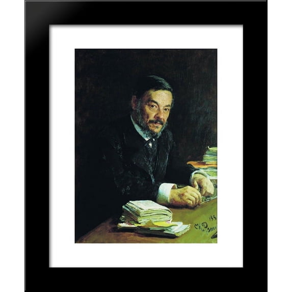Portrait of Ivan Mikhaylovich Sechenov, Russian physiologist 20x24 Framed Art...