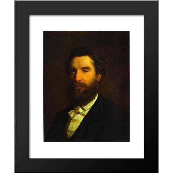 Portrait of Ivan Zabela 20x24 Framed Art Print by Nikolai Ge