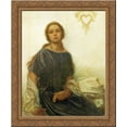 thumbnail image 1 of Portrait of Jaroslava 19x24 Gold Ornate Wood Framed Canvas Art by Mucha, Alphonse, 1 of 2