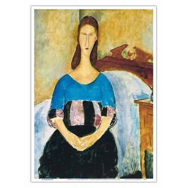 EuroGraphics 1000 Piece Puzzle - Jeanne Hebuterne In Red Shawl By Amedeo Modigliani
