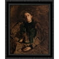 thumbnail image 1 of Portrait of Jennie Dean Kershaw 20x24 Black Ornate Wood Framed Canvas Art by Eakins, Thomas, 1 of 2