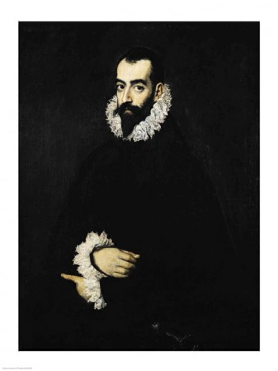 Portrait of Juan Alfonso de Pimentel y Herrera Canvas Art - El Greco (18 x 24)