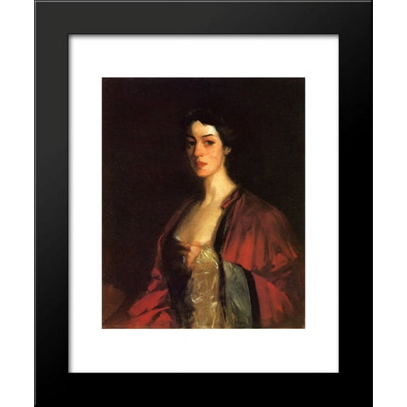 Portrait of Katherine Cecil Sanford 20x24 Framed Art Print by Robert Henri