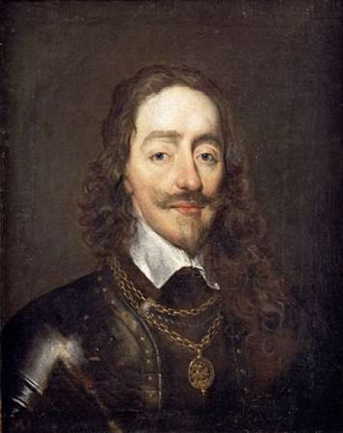 Portrait of King Charles I Canvas Art - William Dobson (24 x 30)