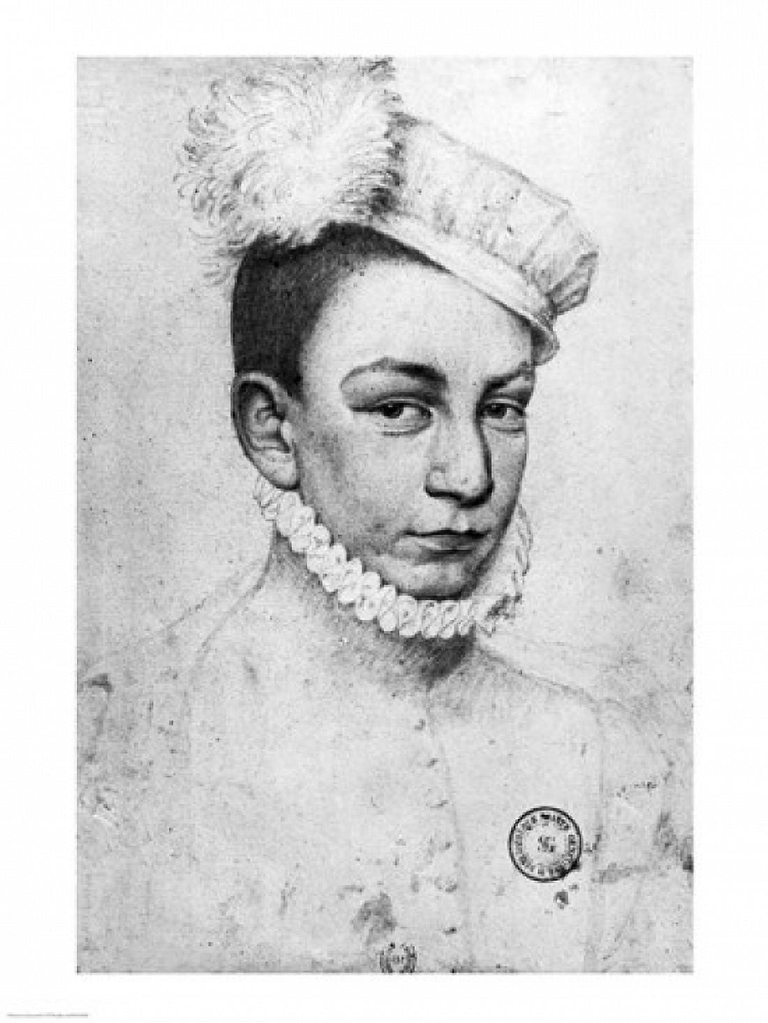 Portrait of King Charles IX of France 1561 Canvas Art - Francois Clouet (18 x 24)