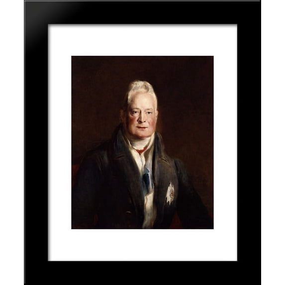 Portrait of King William IV (1765-1837) 20x24 Framed Art Print by David Wilkie