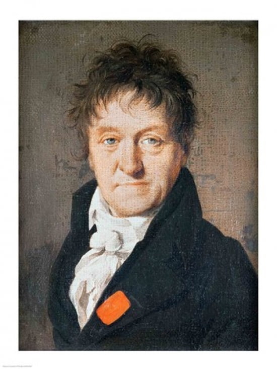 Portrait of Lazare Nicolas Marguerite Carnot Canvas Art - Louis-Leopold Boilly (24 x 36)