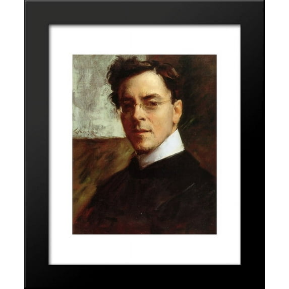 Portrait of Louis Betts 20x24 Framed Art Print by William Merritt Chase