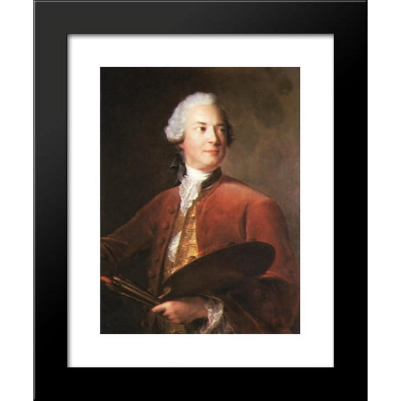 Portrait of Louis Tocqu 20x24 Framed Art Print by Nattier, Jean-Marc