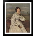 thumbnail image 1 of Portrait of Louise Claire Sennegon, future Madame Charmois 28x34 Large Black Wood Framed Print Art by Camille Corot, 1 of 2
