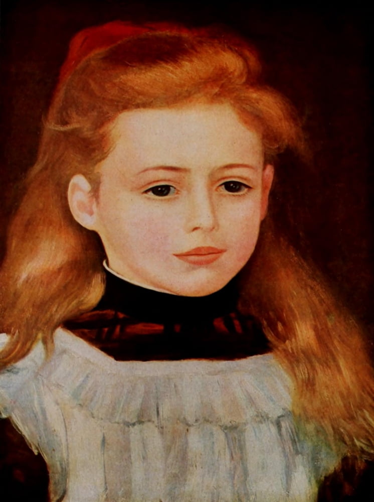 Portrait of Lucie Berard Canvas Art - Pierre-Auguste Renoir (18 x 24)