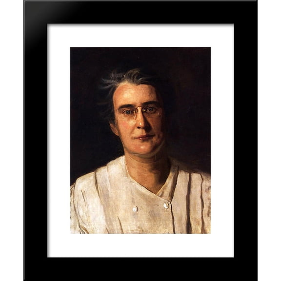 Portrait of Lucy Langdon Williams Wilson 20x24 Framed Art Print by Thomas Eakins