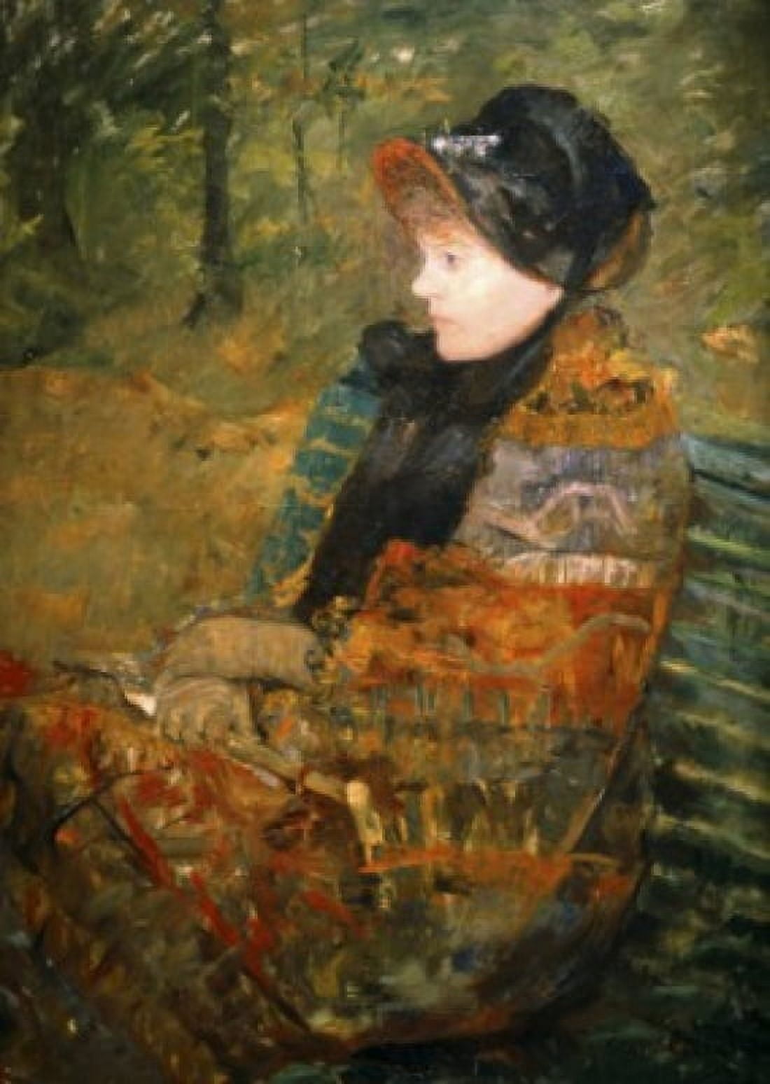 Portrait of Lydia Cassatt Mary Cassatt (1845-1926American) Musee du Petit Palais Paris Canvas Art - Mary Cassatt (18 x 24)