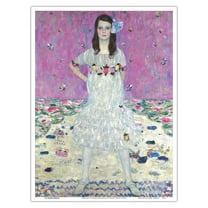 Portrait of Mäda Primavesi - From an Original Color Painting by Gustav Klimt c.1912 - Master Art Print (Unframed) 9in x 12in