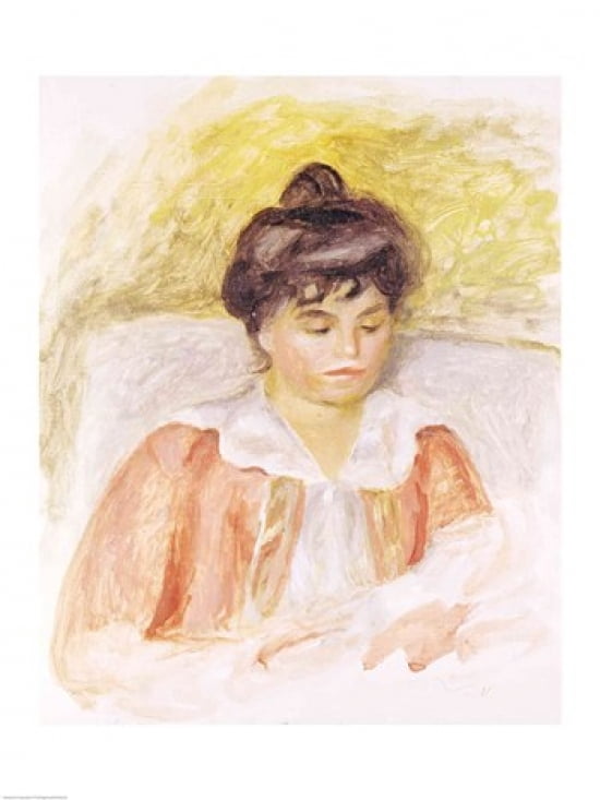 Portrait of Madame Albert Andre Canvas Art - Pierre-Auguste Renoir (18 x 24)