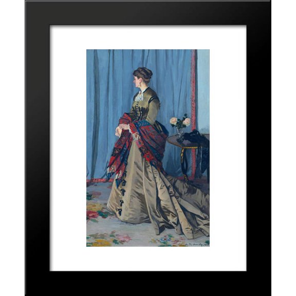 Portrait of Madame Gaudibert 20x24 Framed Art Print by Monet, Claude