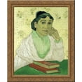 thumbnail image 1 of Portrait of Madame Ginoux (L'Arlesienne) 24x20 Gold Ornate Wood Framed Canvas Art by Vincent van Gogh, 1 of 2