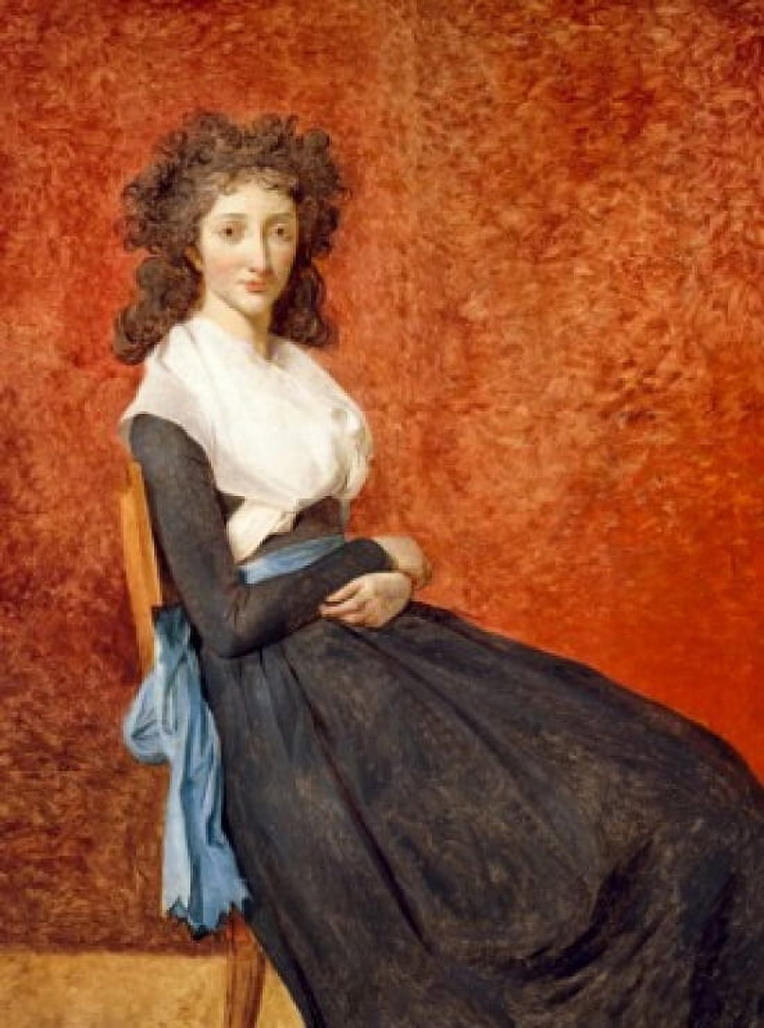 Portrait of Madame de Trudaine by Jacques-Louis David 1791-92 (1748-1825) France Paris Musee du Louvre Canvas Art - Jacques-Louis David (18 x 24)