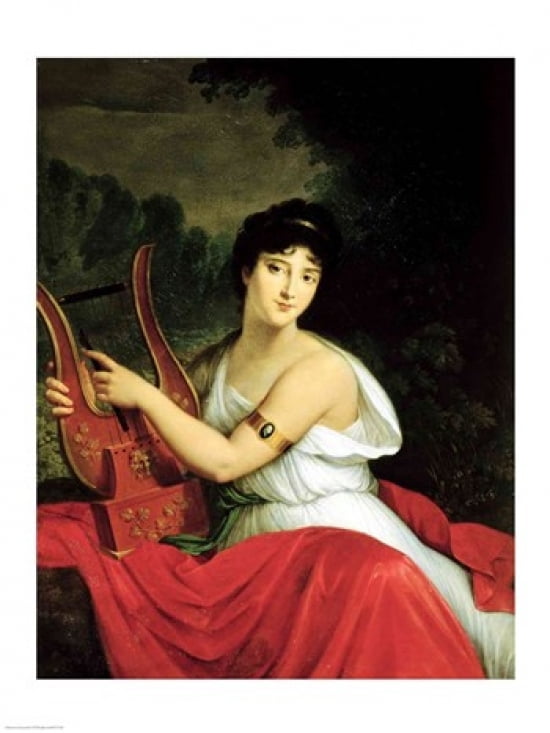 Portrait of Madame de la Pleigne Canvas Art - Francois Gerard (24 x 36)