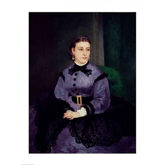 Portrait of Mademoiselle Sicot 1865 Poster Print by Pierre-Auguste Renoir - 18 x 24 in.