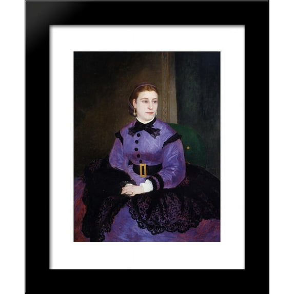 Portrait of Mademoiselle Sicotg 20x24 Framed Art Print by Renoir, Pierre Auguste