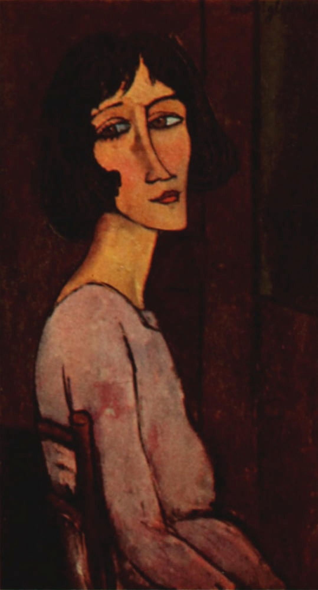 Portrait of Marguerite 1917 Canvas Art - Amedeo Modigliani (24 x 36)