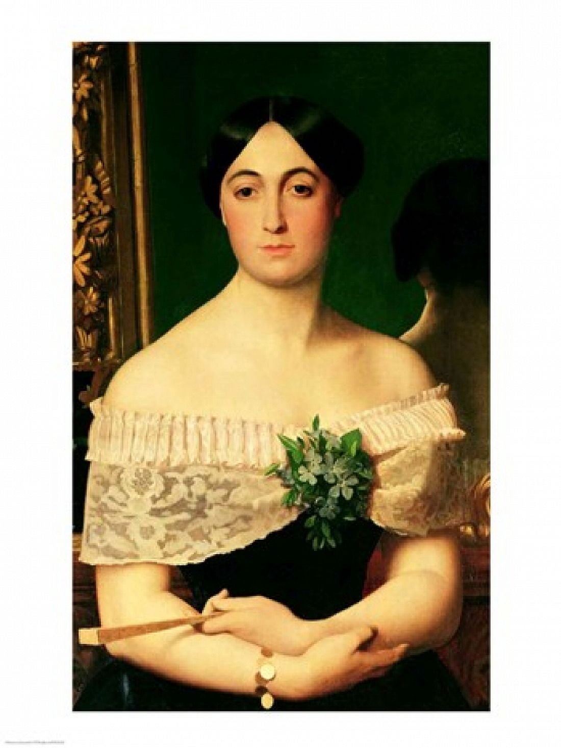 Portrait of Marianne Elisa Birch Canvas Art - Jean leon Gerome (18 x 24)