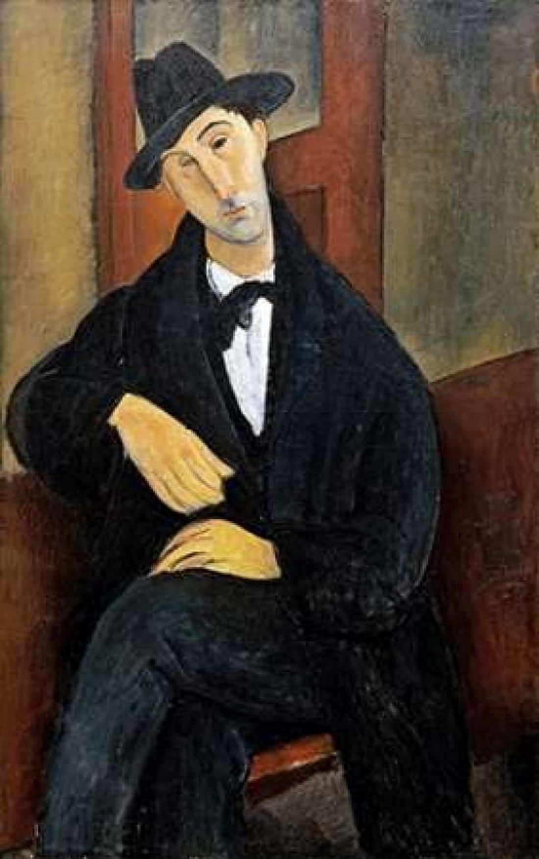 Portrait of Mario- Marios Varvoglios Canvas Art - Amedeo Modigliani (24 x 36)