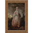 thumbnail image 1 of Portrait of Mary Countess Howe 24x16 Gold Ornate Wood Framed Canvas Art by Thomas Gainsborough, 1 of 2