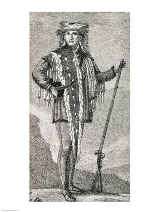 Portrait of Meriwether Lewis Canvas Art - (18 x 24)