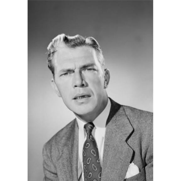 Portrait of Mid Adult Man Poster Print - 18 x 24 in.