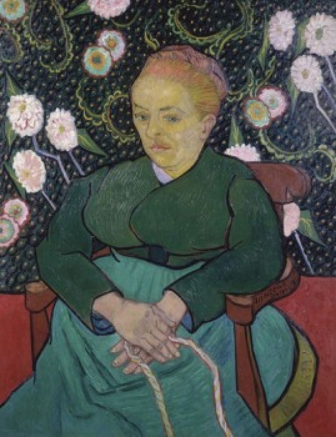 Portrait of Mrs Roulin Vincent van Gogh (1853-1890Dutch) Annenberg Collection Palm Springs California Canvas Art - Vincent van Gogh (18 x 24)