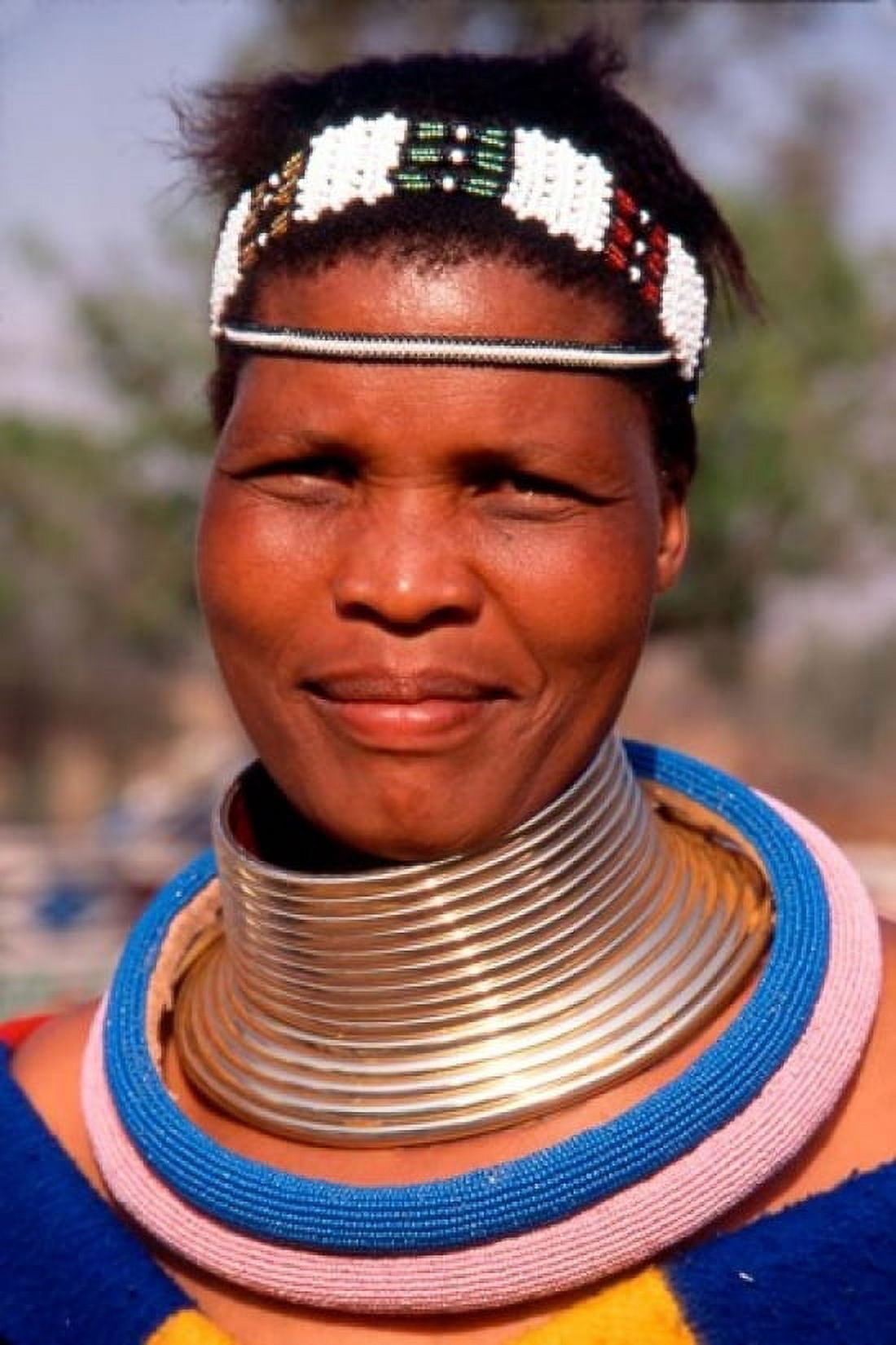 Portrait of Ndembelle Woman South Africa Canvas Art - Claudia Adams DanitaDelimont (11 x 17)