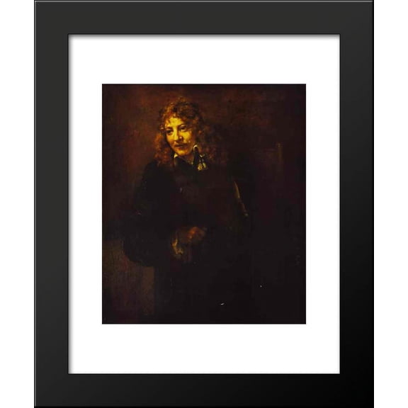 Portrait of Nicolas Bruyningh 20x24 Framed Art Print by Rembrandt