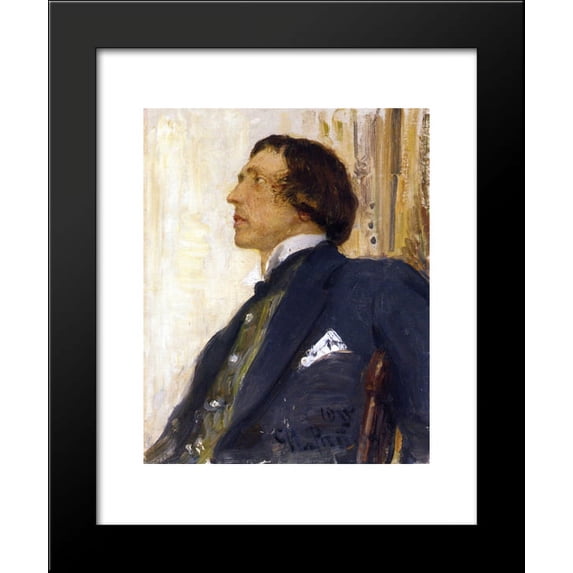 Portrait of Nikolai Evreinov 20x24 Framed Art Print by Repin, Ilya