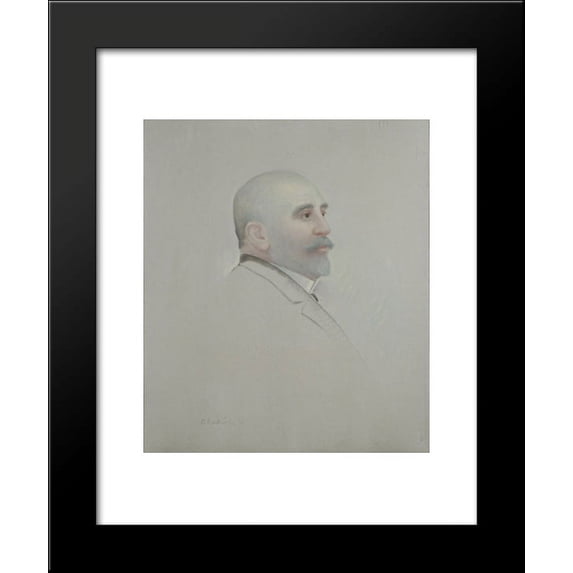 Portrait of P. Papathanasiou 20x24 Framed Art Print by Parthenis, Konstantinos